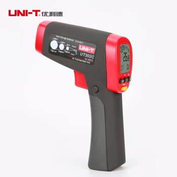 优利德（UNI-T）UT302C 测温仪红外线高精度工业激光测温枪非接触温度计