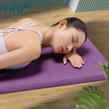 IKU瑜伽减震垫隔音加长加厚防滑专业运动垫男健身跑步垫子61*15紫色 IKU瑜伽减震垫隔音加长加厚防滑专业运动垫男健身跑步垫子61*15紫色