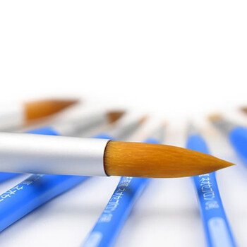 【全网低价】樱花(SAKURA)尼龙画笔毛笔水彩水粉丙烯油画笔 NF6-P （平6号）平头美术写生