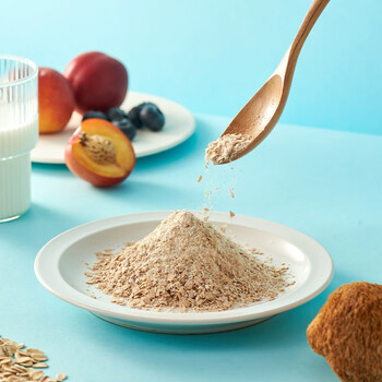 智力益生元猴头菇牛奶燕麦片360g营养早餐冲饮即食小袋装