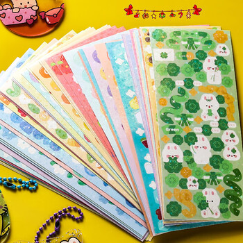 苏拉达（Surada）柏莎系列儿童贴纸 咕卡贴纸套装咕卡砖贴纸咕卡盘卡片贴纸diy儿童女孩不卡贴纸便宜 12张12-5GK017