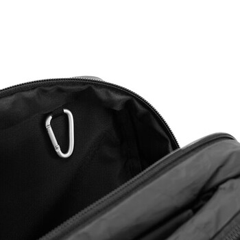 乐上（LEXON）双肩包男15.6/16英寸商务笔记本电脑包男双隔层背包休闲书包黑色