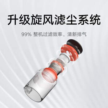 小米（MI） 米家除螨仪2 四层深度净螨 UV-C杀菌除螨 高频拍打 热风除湿烘干 大吸力吸尘除螨  MJCMY02DY