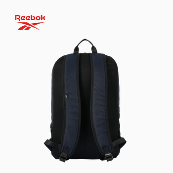 锐步防泼水轻量化双肩包多隔层耐磨运动背包透气可调肩带 蓝色