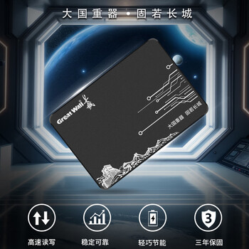 长城（Great Wall) 240GB SSD固态硬盘 SATA3.0接口 读速520MB/S台式机/笔记本通用 GW520系列