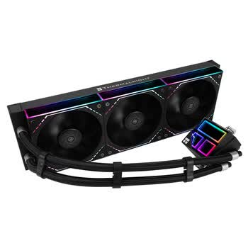利民（thermalright）FROZEN INFINITY 360 BLACK 冰封无限 一体式水冷散热器 幻彩无限镜灯效 FI360 BLACK