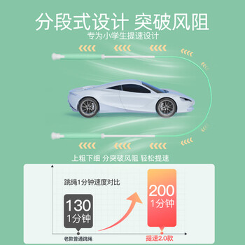 欧梵达跳绳儿童沙专用式2.0中小学生幼儿园初学考试竞提速比赛不打结神 欧梵达跳绳儿童沙专用式2.0中小学生幼儿园初学考试竞提速比赛不打结神