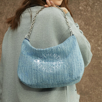 Champion冠军秋季新款幸运饼干斜挎包女腋下包双背 浅蓝 均码 Champion冠军秋季新款幸运饼干斜挎包女腋下包双背 浅蓝 均码