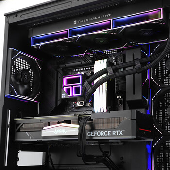 利民（thermalright）FROZEN INFINITY 360 BLACK 冰封无限 一体式水冷散热器 幻彩无限镜灯效 FI360 BLACK