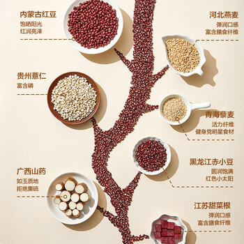 京东京造鲜来多红豆薏米粉代餐粉五谷粉薏仁红枣杂粮粉送父母600g