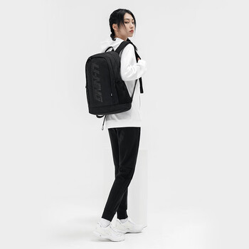 李宁乒乓球双肩包男女休闲时尚外出书包电脑包轻便多功能运动背包