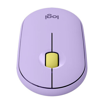 罗技（Logitech）LOGITECH PEBBLE 无线蓝牙鼠标 静音鼠标 办公鹅卵石造型 轻薄便携 时尚小巧 星幕紫