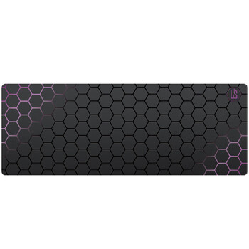 灵蛇（LINGSHE)鼠标垫 900*400*3超大号加厚办公游戏鼠标垫学生电脑桌垫 精密锁边 P51  壁垒紫礼盒装