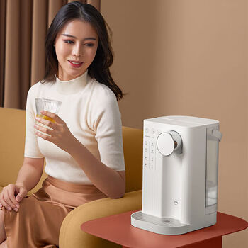 JMEY即热饮水机 台式小型桌面茶吧机 恒温热水壶 3秒速热 直饮机3升水箱 X2白色