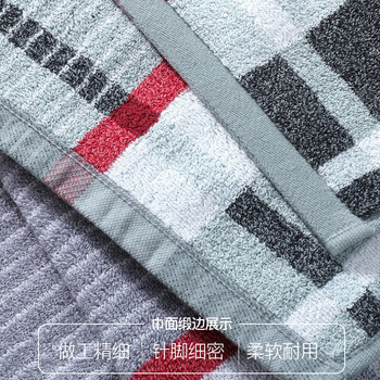 金号毛巾纯棉100%纯棉洗脸毛巾全棉吸水面巾A类运动毛巾3条加厚装