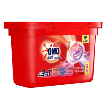 奥妙（OMO） 三合一淡雅樱花洗衣凝珠231G+金纺柔顺剂400g+留香珠25g*3袋