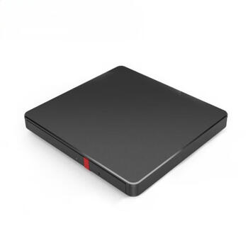 联想（Lenovo）TX800 外置光驱 超薄外置DVD刻录机 24倍速 高速移动光驱 Type-C+USB双接口