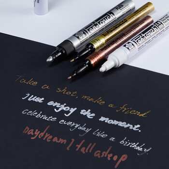 樱花(SAKURA)油漆笔白色1.0mm 签字笔记号笔马克笔高光笔 商务明星签名签到笔防水不掉色补漆手绘涂鸦 樱花(SAKURA)油漆笔白色1.0mm 签字笔记号笔马克笔高光笔 商务明星签名签到笔防水不掉色补漆手绘涂鸦