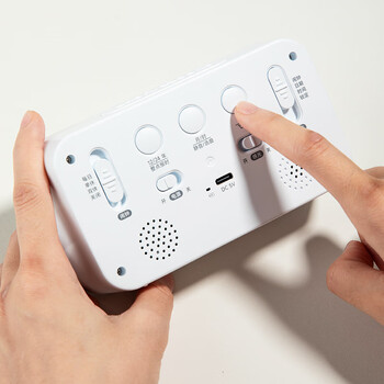 齐心（COMIX）多功能学生电子闹钟充电款 定时起床闹铃背光强力叫醒 时钟日期温度计开学必备用品礼物XS-81黄绿