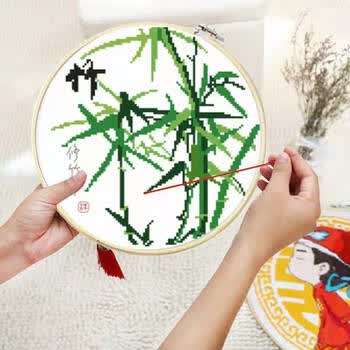 梅兰竹菊刺绣价格报价行情- 京东