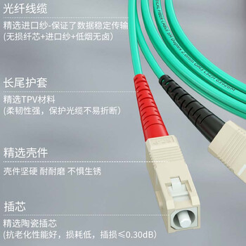 广昌兴万兆多模光纤跳线sc-sc 5m OM3双芯尾纤 阻燃低烟无卤LSZH耐弯折抗弯曲跳纤收发器光模块连接线 广昌兴万兆多模光纤跳线sc-sc 5m OM3双芯尾纤 阻燃低烟无卤LSZH耐弯折抗弯曲跳纤收发器光模块连接线