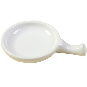 【全网低价】弘梅精品4寸白色墨碟 陶瓷架笔颜料小砚台 文房四宝多功能笔搁笔置毛笔架子