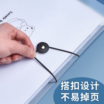 舒星 8格A4文件夹试卷收纳袋风琴包文件袋画册收纳盒小学初高中生专用