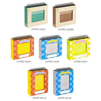 Nakabayashi仲林NCL相册5寸60张插页式宝宝情侣纪念册 橙色（竖版）