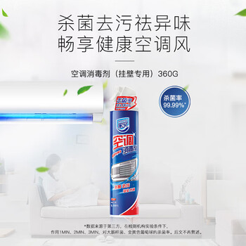 家安（HomeAegis）空调清洗剂空调清洁剂家用（挂壁机专用）360ml*2瓶