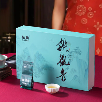 佰儒 铁观音茶叶礼盒 安溪特级铁观音乌龙茶过年年货礼盒春节礼品256g