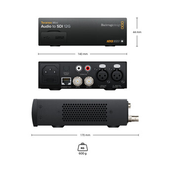 blackmagic design Teranex Mini Audio to SDI 12G TeranexMini系列转换器 小型转换器 BMD转换器