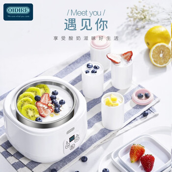 OIDIRE家电 智能酸奶机ODI-SA13 家用小型全自动恒温酸奶机智能精准控温发酵机1L