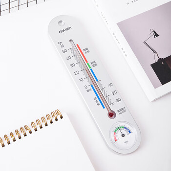 得力(deli)经典挂壁式室内温度计 个性化提示温湿度计老人婴儿儿童礼物生日礼品 办公用品 得力(deli)经典挂壁式室内温度计 个性化提示温湿度计老人婴儿儿童礼物生日礼品 办公用品