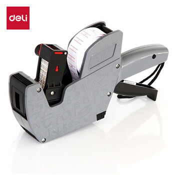 得力(deli)8位质感图纹单排标价机/打码器/标价机 灰色 得力(deli)8位质感图纹单排标价机/打码器/标价机 灰色