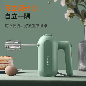 九阳（Joyoung）打蛋器S-LD150（绿）料理机多功能家用搅拌机迷你打奶油烘焙蛋糕打蛋器绿色