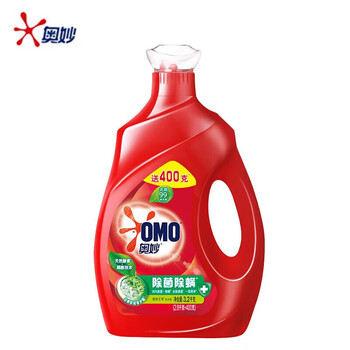 奥妙（OMO）除菌除螨洗衣液2.8KG+400G除菌除螨洗衣液400g*2柠檬洗衣皂2×200g