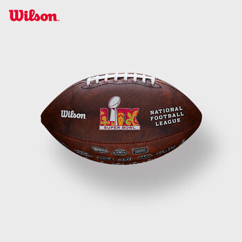 Wilson威尔胜2025年NFL超级碗(LVIX)专属复古设计标准橄榄球