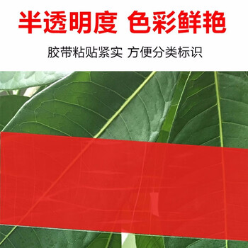 欧唛（oumai）【春联胶带】打包胶带彩色封箱胶带 打包胶条高粘度标识分类胶带 快递打包胶带 黄色48mm*100m 3卷