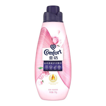 金纺 柔顺剂 高能护衣精华玫瑰朗姆酒700G*2瓶 护形护色柔软留香