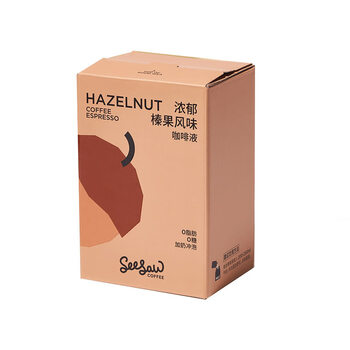Seesaw 浓郁榛果风味咖啡液33ml*6条 冷萃浓缩意式冰美式 Seesaw 浓郁榛果风味咖啡液33ml*6条 冷萃浓缩意式冰美式