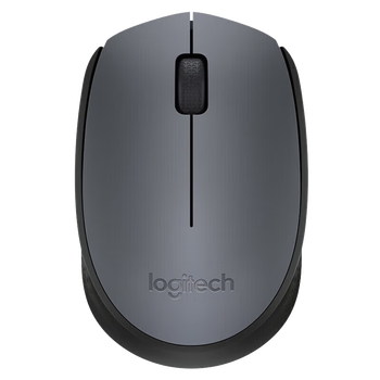 罗技（Logitech）无线鼠标 办公鼠标对称兼容多系统USB2.4G接收器笔记本电脑小巧便携家用企业 M170/M171 颜色随机