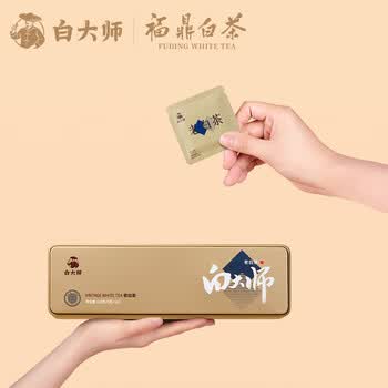 白大师刚柔并济2018年寿眉饼干茶240g(120g*2盒) 甄选福鼎老白茶