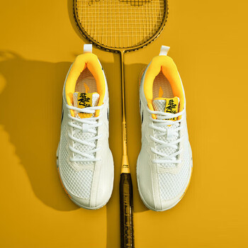 李宁（LI-NING）羽毛球鞋贴地飞行2LITE 标准白AYTT003-3 38