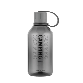 乐扣乐扣（LOCK&LOCK）户外运动水杯Tritan男女学生塑料杯子1L灰色ABF690GRY