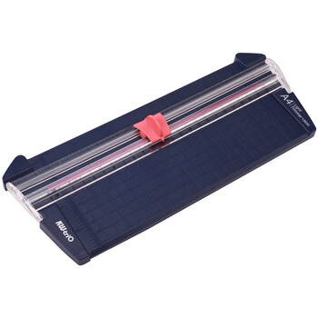 可得优裁纸刀小型裁纸器切纸刀手工裁刀切纸机滑动裁纸机美工刀可裁切10页