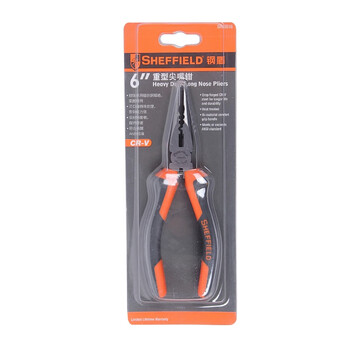 钢盾 SHEFFIELD S045016 双色柄多用尖嘴钳6
