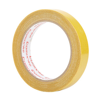 齐心（COMIX）双面胶20mm*10m*280μm 强粘力双面布基胶带墙面固定持久无痕1卷装 BJ2010