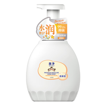 狮王（Lion）趣净泡沫抑菌洗手液月桂蔷薇450ml全家儿童适用高保湿水润洗手液
