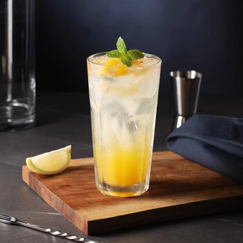 帕莎帕琦进口抗菌玻璃洋酒杯钢化耐热啤酒饮料白酒杯365毫升1只装52706