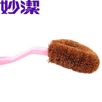 妙洁 易洁刷5只装 洗锅去油污用天然椰棕不残油不掉毛洗锅刷MHPBC